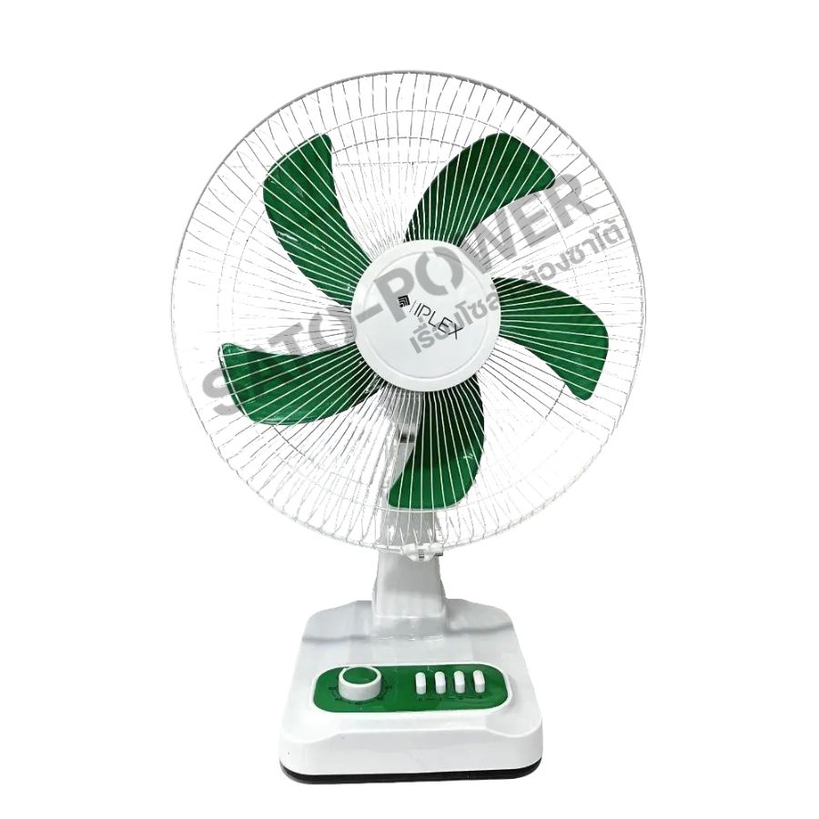 IPLEX พัดลม DC คีบแบตเตอรี่ 12V 18W ขนาด 16นิ้ว Fan Battery 16" รุ่น DCF-01 สีเขียว | ไม่มีอะแดปเตอร์(Adapter) สายไฟพร้อมที่หนีบขั้วแบตเตอรี่ | ความแรงลม 3 ระดับ ลมแรง เสียงเบา พัดลมคีบแบตเตอรี่ IPLEX