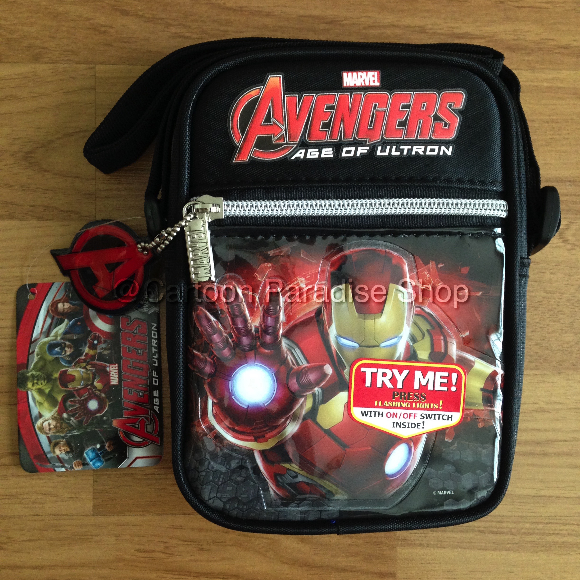 กระเป๋าสะพายข้าง กระเป๋าคล้องคอ 7 นิ้ว อเวนเจอร์ส Avengers Shoulder Bag Sling Bag 7 Inches