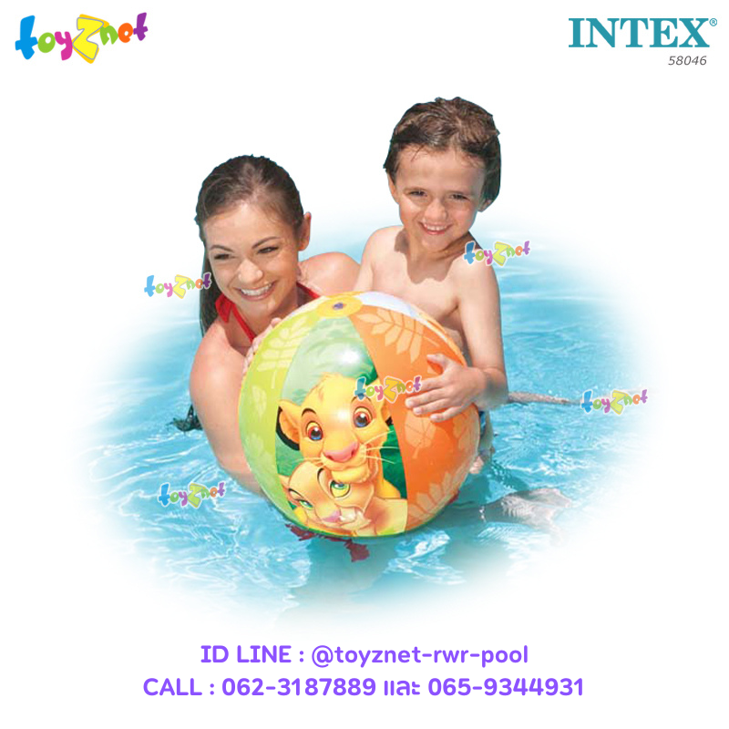 Intex 20in (51 cm) Lion King Beach Ball no.58046