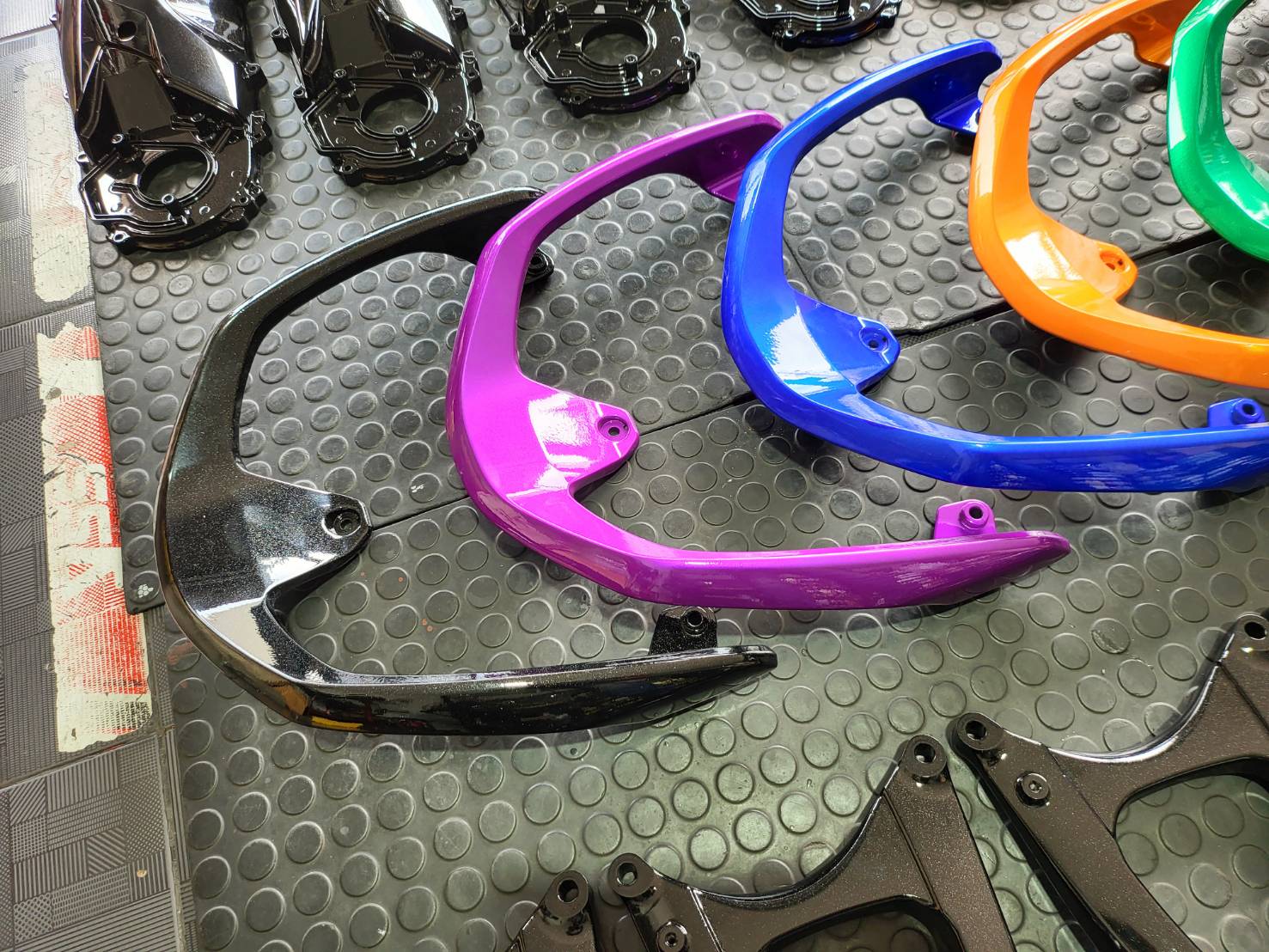 ล้อ-จับหลัง-แคร้-สวิงอาร์ม ทำสี พร้อมสับ Honda Giorno+