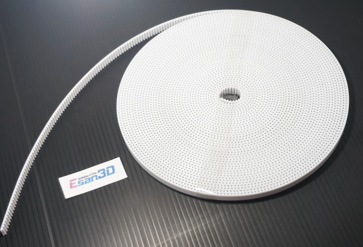 Steel core timing belt width 6mm สีขาว (เมตรละ 75 บาท)