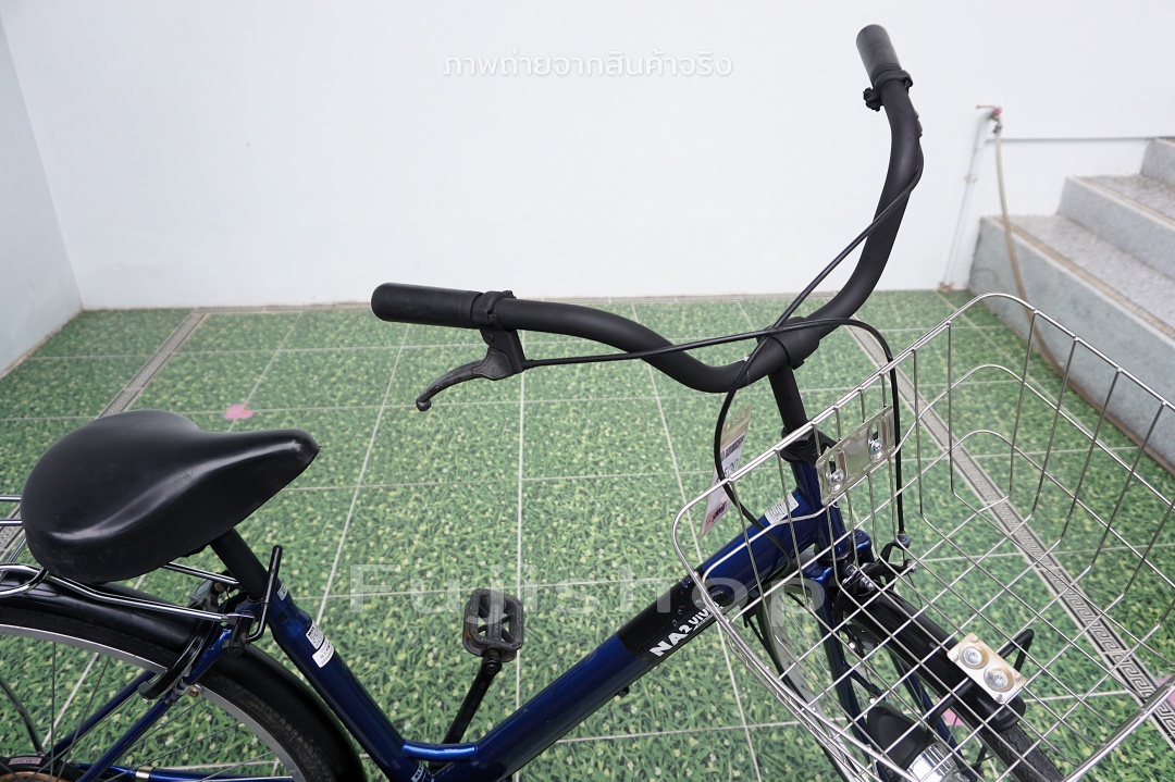 จักรยานแม่บ้านญี่ปุ่น - ล้อ 27 นิ้ว - ไม่มีเกียร์ - ไฟหน้าอัตโนมัติ - NA2 - สีน้ำเงิน [จักรยานมือสอง]