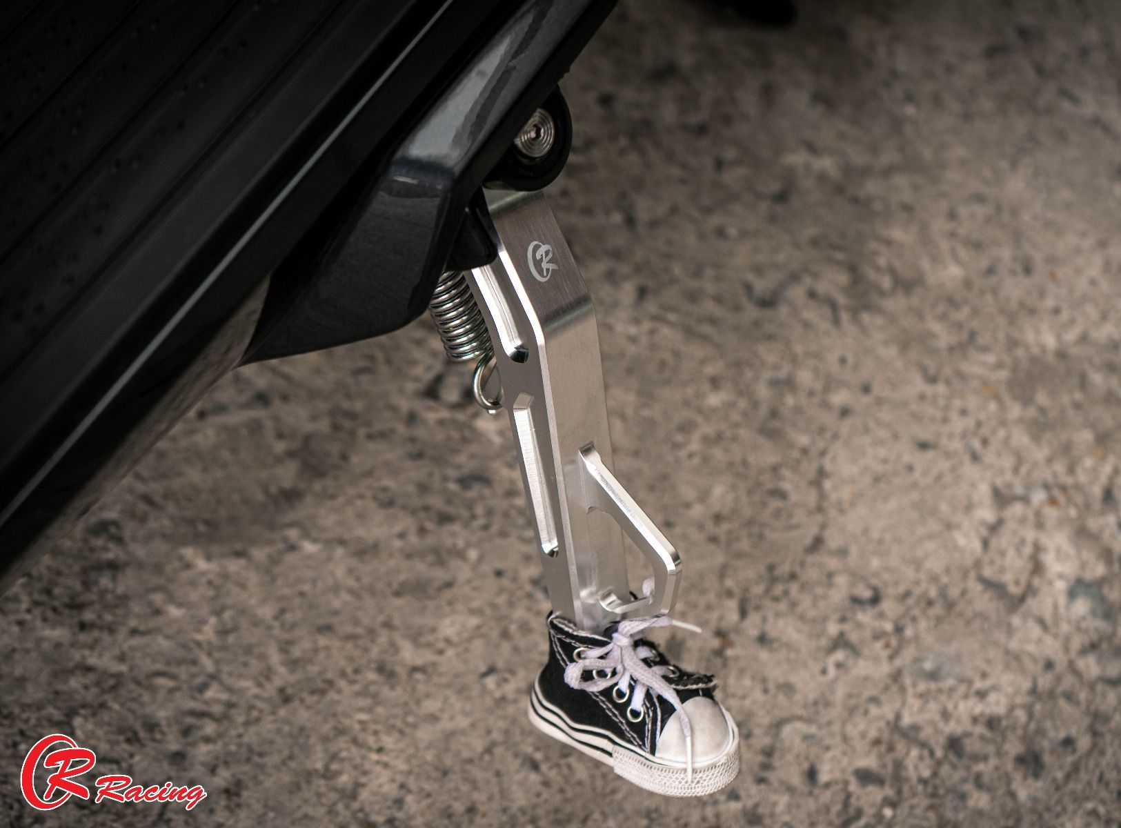 ขาตั้งข้าง CNC HONDA LEAD-125 / GIORNO+ / FORZA-350 CR RACING ราคา1180