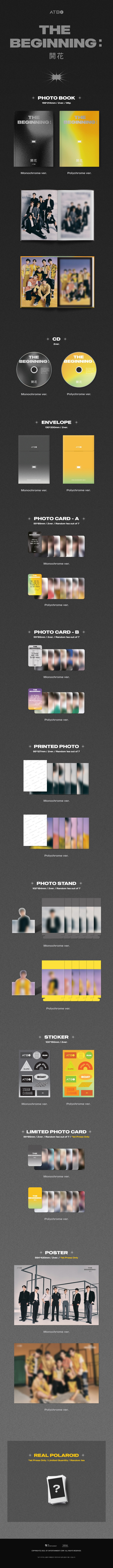 [PRE-ORDER] ATBO - Debut Album "The Beginning : 開花"