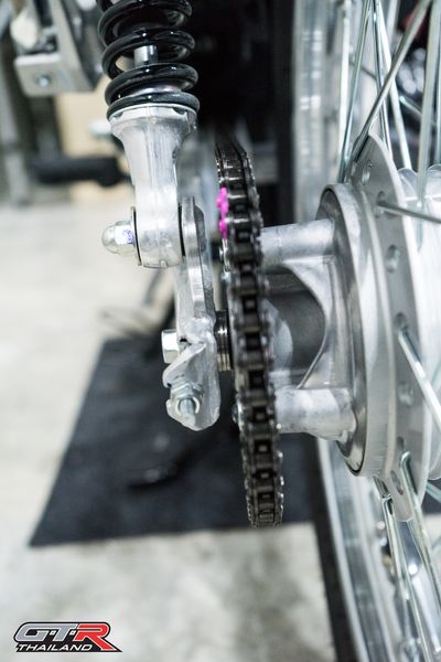 บู๊ชล้อหลังกลึง (สแตนเลส) CNC GTR THAILAND WAVE-125i ปี2023