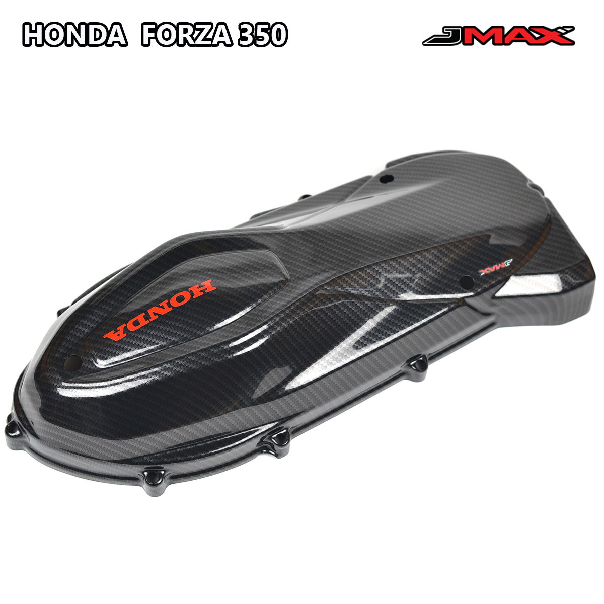 ครอบแคร้งสายพานเต็ม FORZA 350 ดำเงามุข ABS J MAX ราคา1880