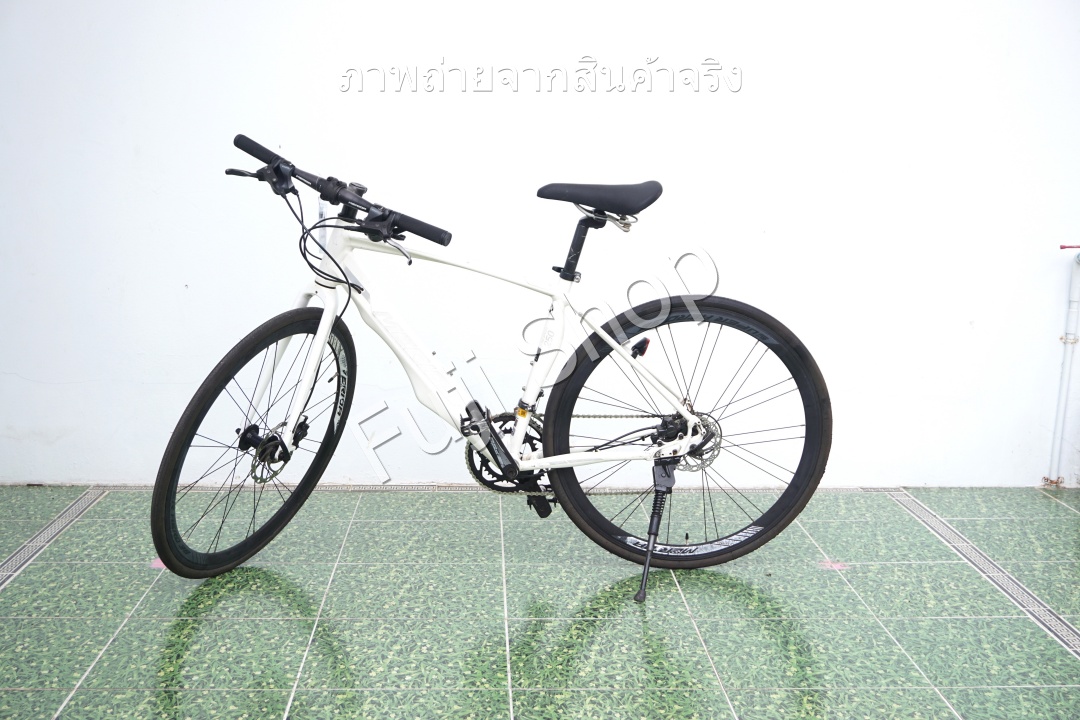 จักรยานไฮบริดญี่ปุ่น- ล้อ 700c - มีเกียร์ - อลูมิเนียม - Merida Grand Speed 250 - สีขาว [จักรยานมือสอง]