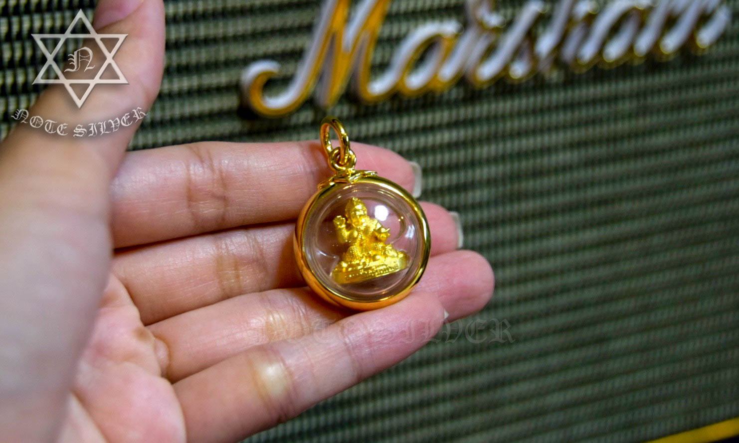 กรอบพระผ่าหวาย Gold 9K NSGD2631