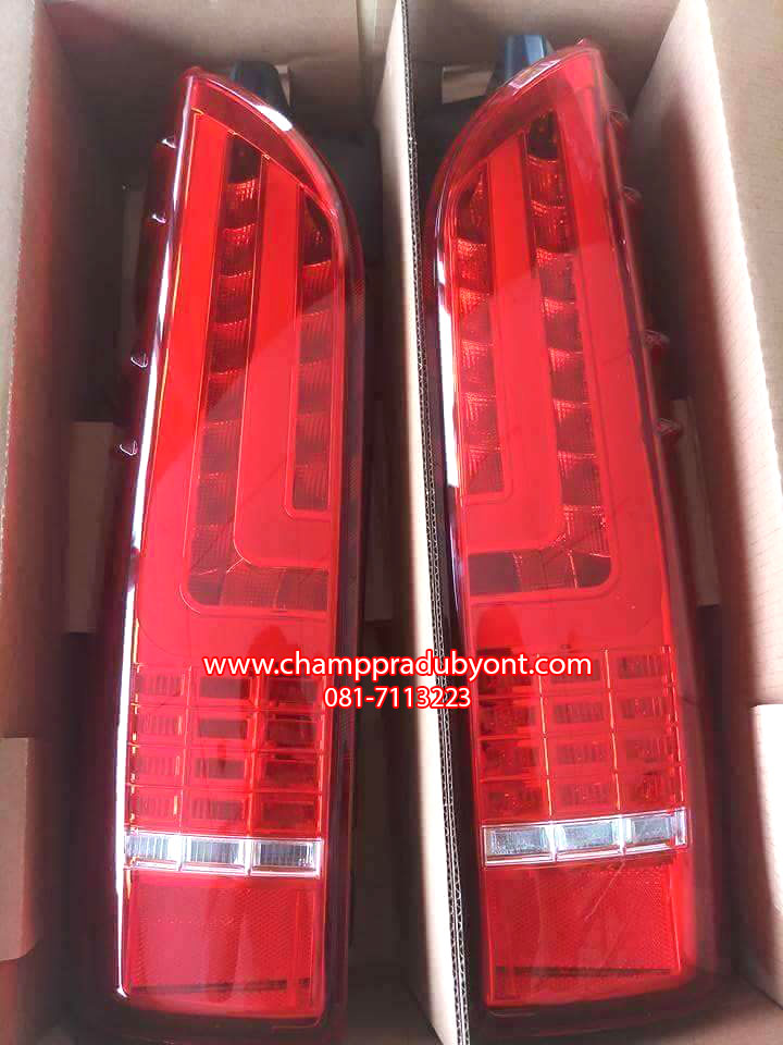 ไฟท้าย TOYOTA COMMUTER 2005-2019 LED ตัวแอล งาน DEPO