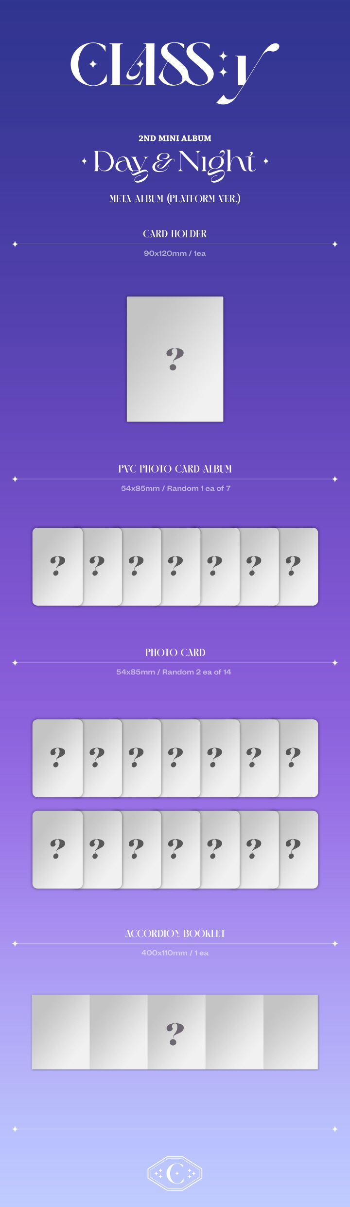 [PRE-ORDER] CLASS:y - 2nd Mini Album "Day & Night" (META ALBUM) (PLATFORM ver.)