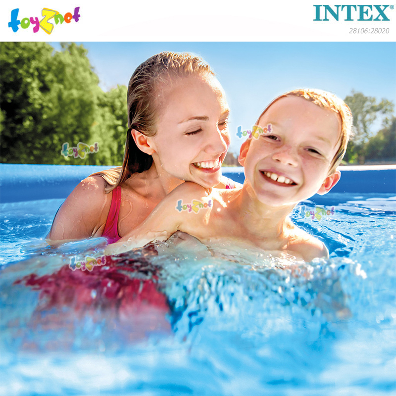 Intex Easy Set Pool 8ft x 24in (2.44x0.61 m) no.28106 + Intex Easy Set Pool Cover 8ft (2.44 m) no.28020