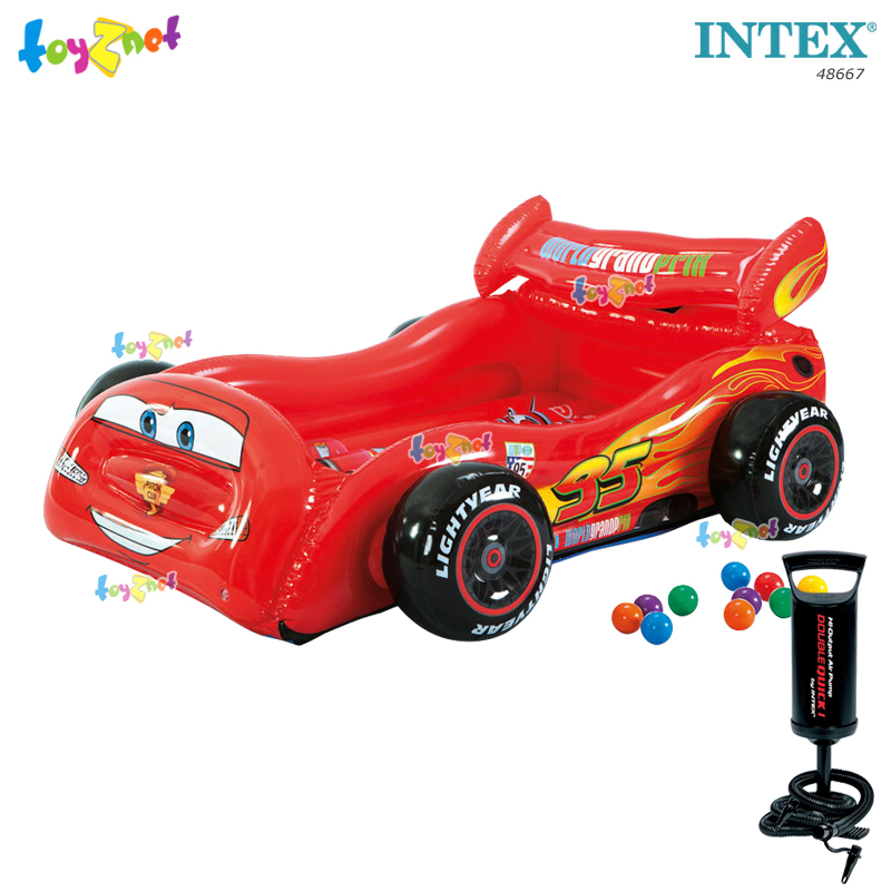 Intex Cars Ball Pit w no.48667 + DQI Air Pump