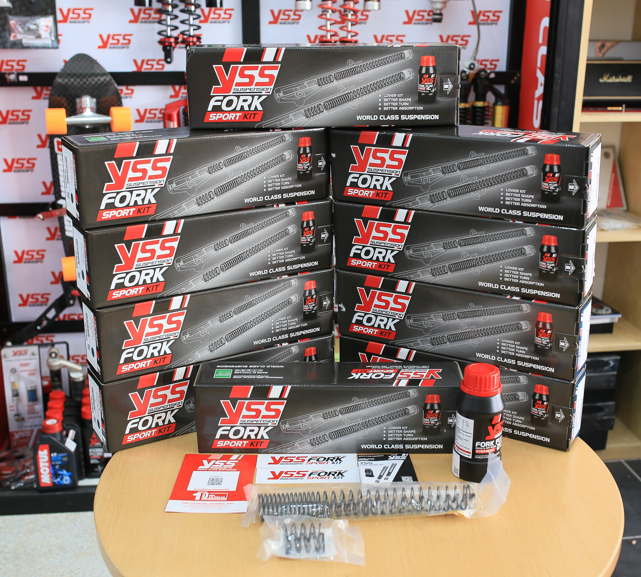 สปริงหน้า YSS Giorno+ FORK SPORTKIT โหลด1นิ้ว ราคา1290