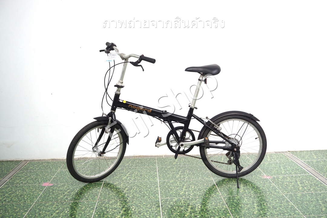 จักรยานพับได้ญี่ปุ่น - ล้อ 20 นิ้ว - มีเกียร์ - อลูมิเนียม - Nogard - สีดำ [จักรยานมือสอง]