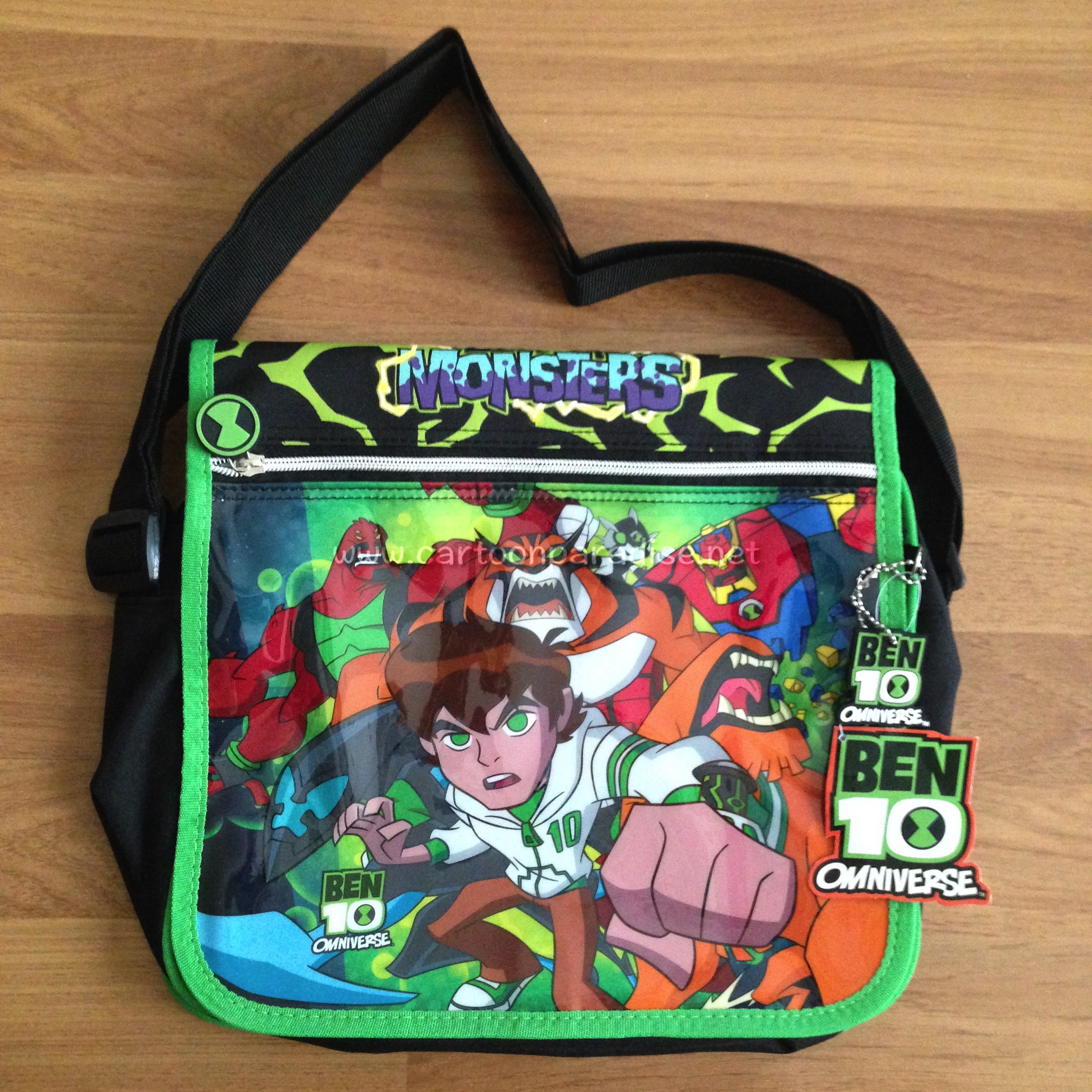 กระเป๋าใส่เอกสาร เบ็นเท็น Ben 10 School Messenger Bag Shoulder Crossbody Laptop Bag Satchel Purse BookBag