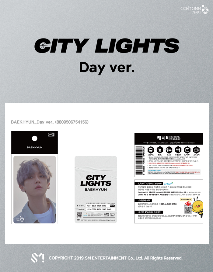 [PRE-ORDER] BAEKHYUN (EXO) - Cashbee Transportation Card