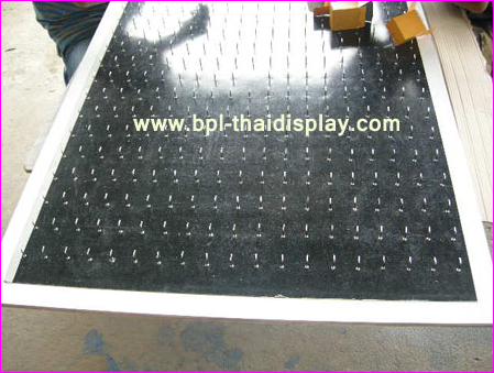 สแตนไม้พลาสวู๊ดสำหรับใช้แขวนตัวอย่างสินค้า