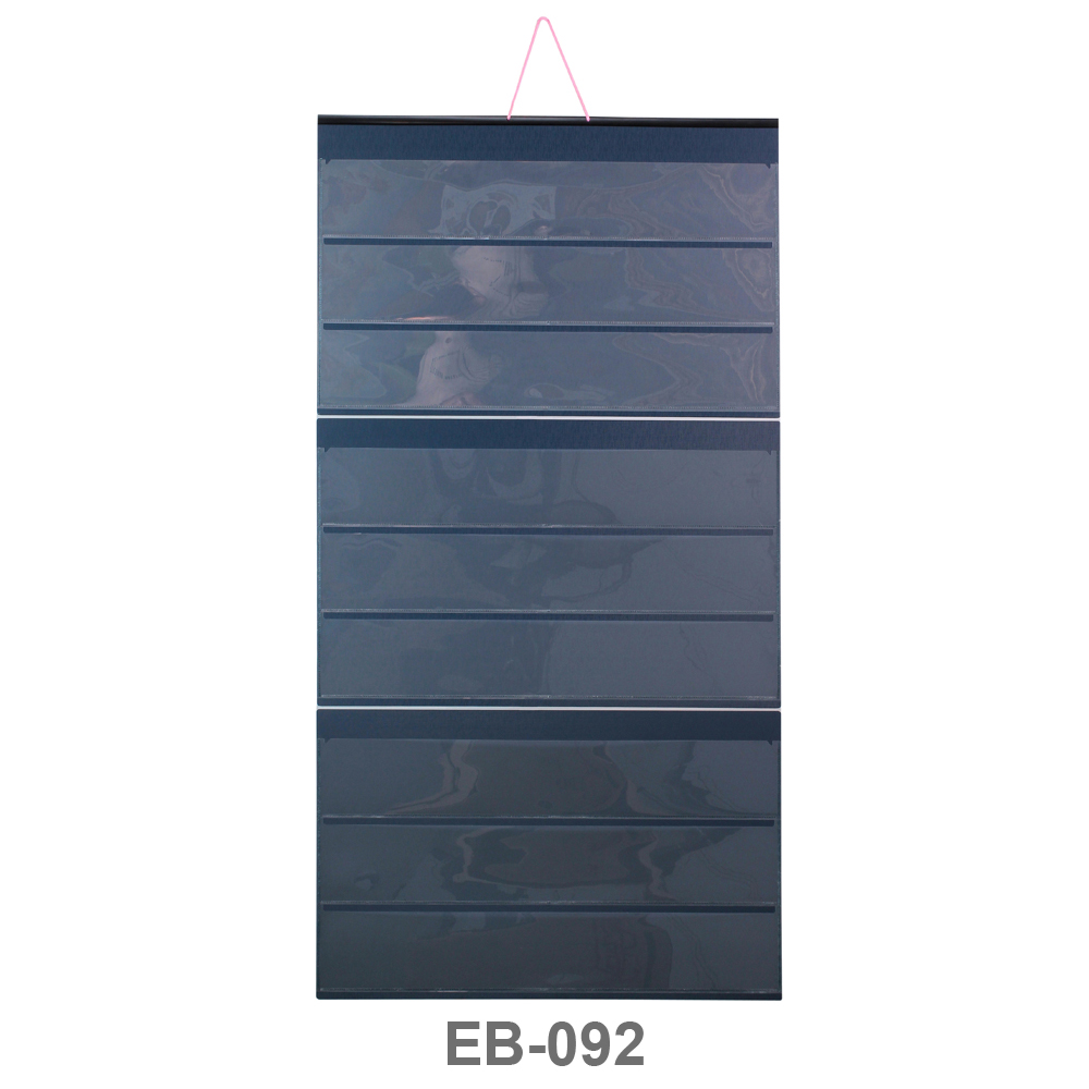 บอร์ดใส่บัตรคำ 9 แถว EB-092 คละสี