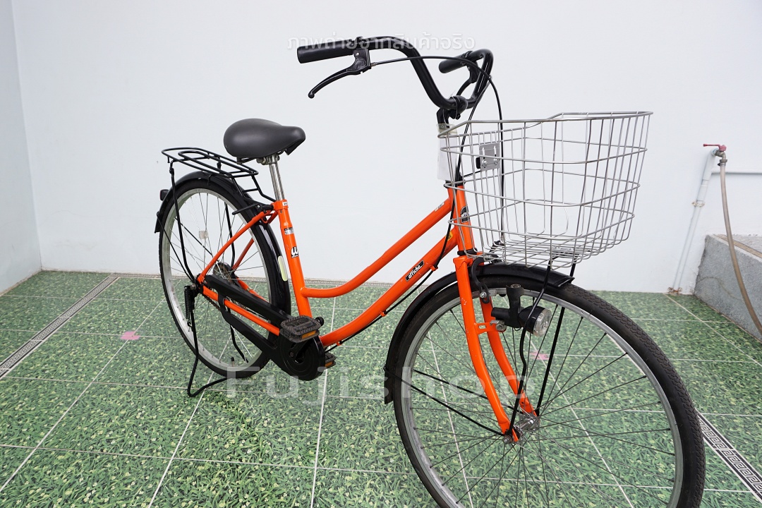 จักรยานแม่บ้านญี่ปุ่น - ล้อ 26 นิ้ว - ไม่มีเกียร์ - Affiche - สีส้ม [จักรยานมือสอง]
