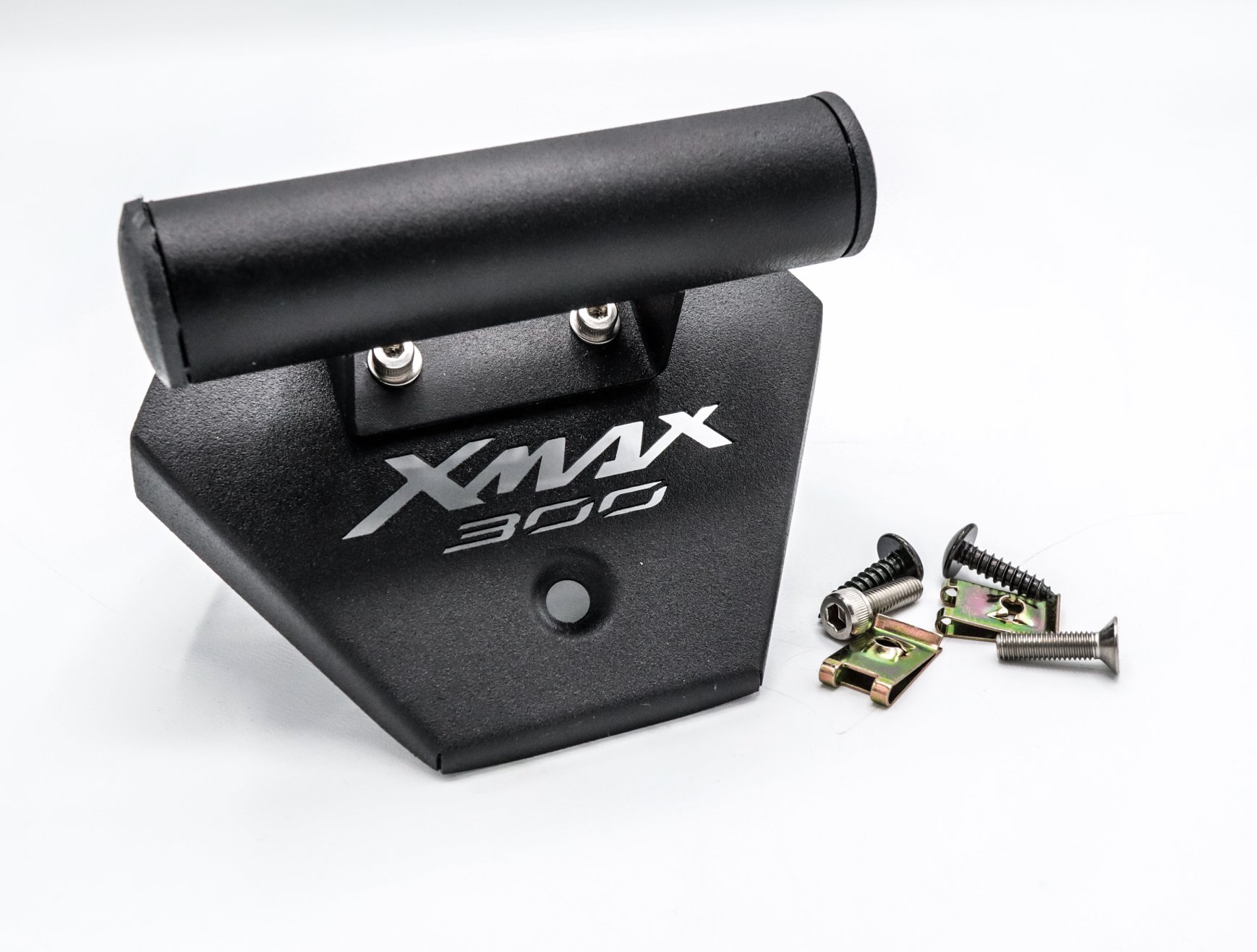 ตัวยึดมือถือจับบาร์ Xmax300 ติดยึดแฮนด์กลาง พร้อมน๊อตยึดในอุปกรณืติดตั้งได้เลยไม่ต้องดัดแปลง ราคา 850.-บาท