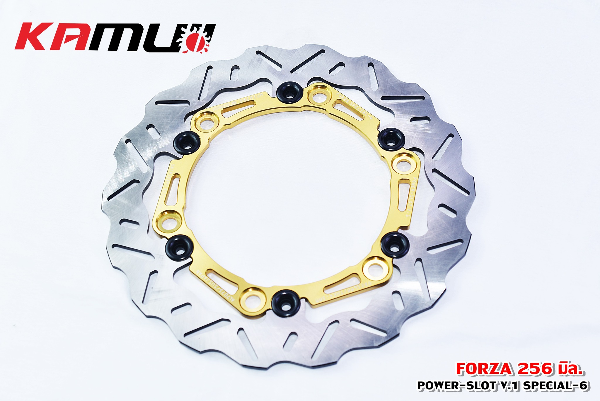 จานดิสก์หน้า ADV 350 / Forza 300-350 ขนาดเดิม 256 มิล. POWER-Slot V.1 Special-6