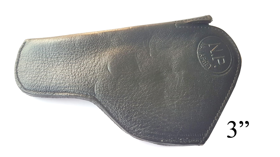 ซองปืนพกในหนังชามัวร์ สำหรับปืนลูกโม่ 3 นิ้ว