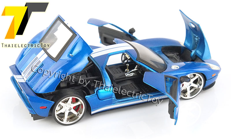 โมเดลจากเรื่อง Fast 7 รถ Ford GT ขนาด 1/24 ของแท้จาก Universal