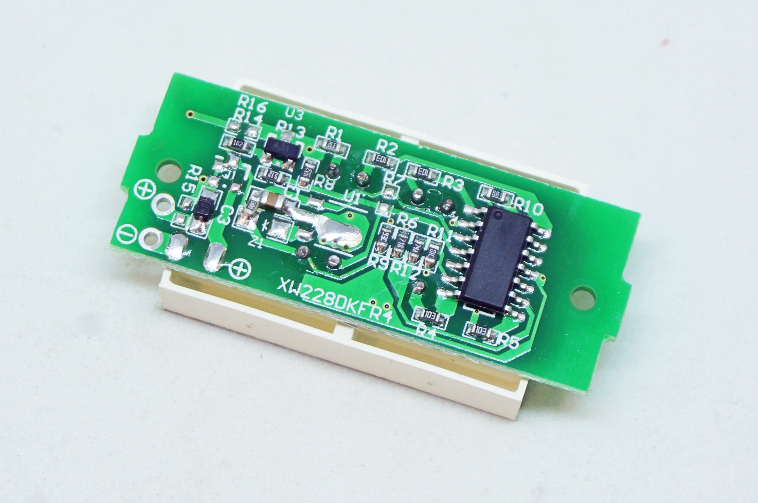 โมดูลวัดความจุแบตเตอรี่ ขนาด 3S 11.1V LED สีน้ำเงิน