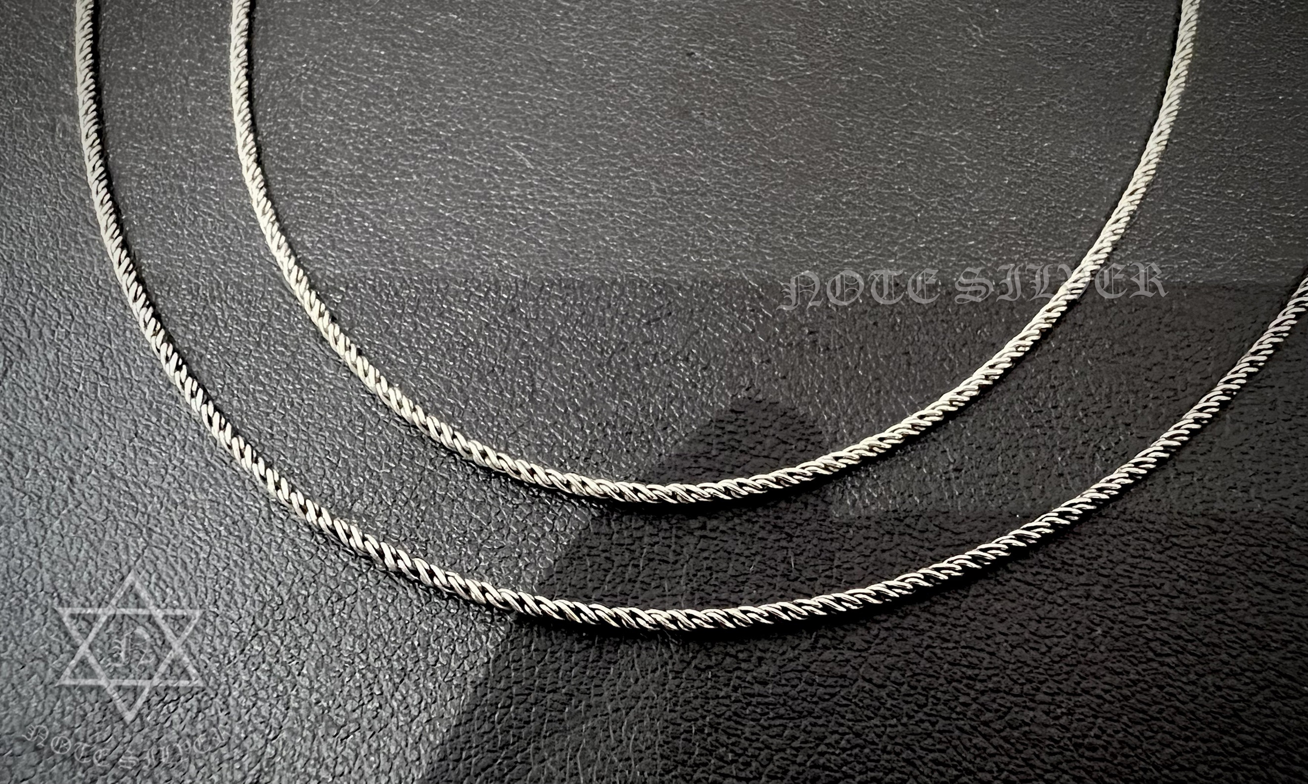 สร้อยคอเงินแท้ลายเกลียวเชือก Sterling silver 925 NSSV2964