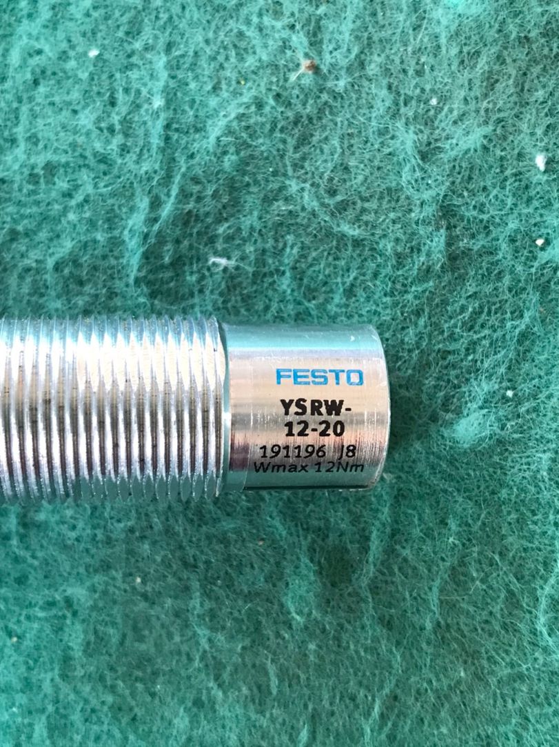 Festo Shock Absorber YSRW12-20 ช่วงยุบตัว 20 มิล โต 16 มิล แกน 6 มิล