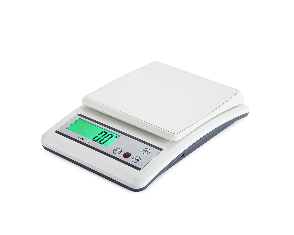 เครื่องชั่งความละเอียดทศนิยม 1 ตำแหน่ง ช่วง 0.1g-3,000g รุ่น WH-B20 (ฐานชั่งใหญ่เป็นพิเศษ)