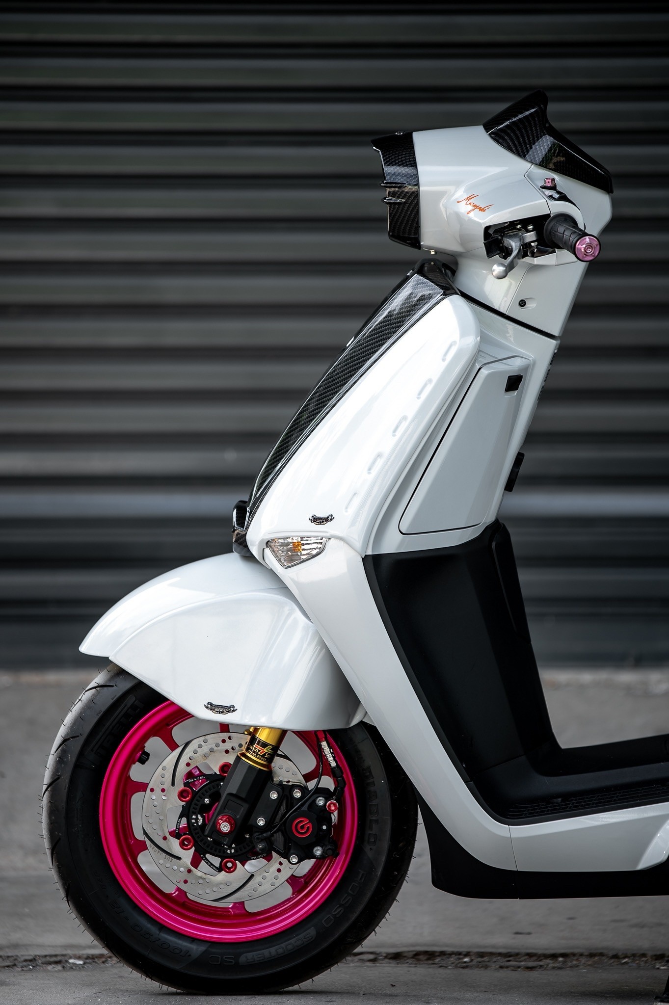 งาน แผ่นปิดข้างซ้าย-ขวา บังโคลนหน้าSide front fender cover 1700฿ ( งานสี ) 1950฿ ( ลายเคฟล่า )