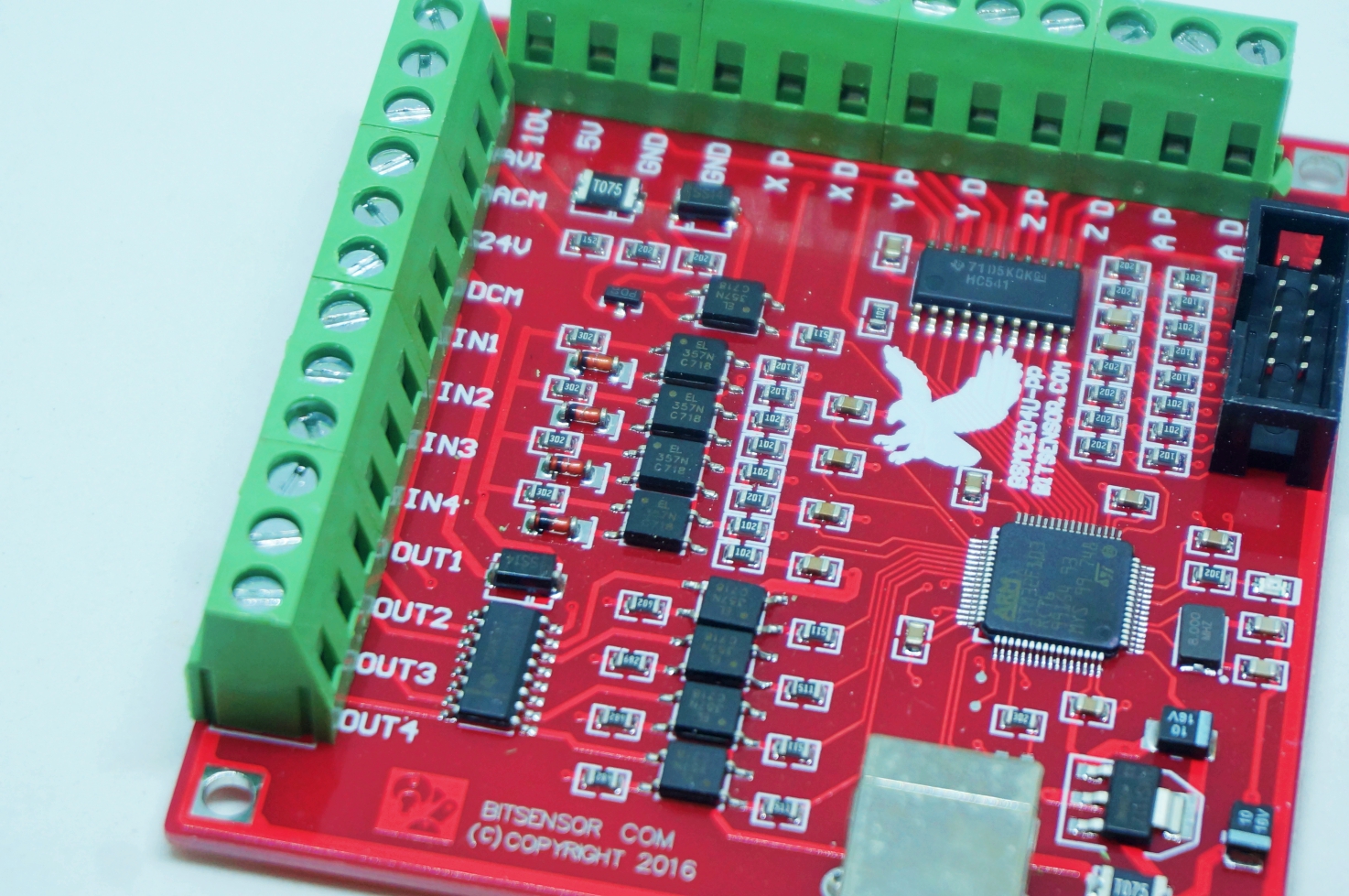 4 Axis CNC USB MACH3 100Khz Breakout Board