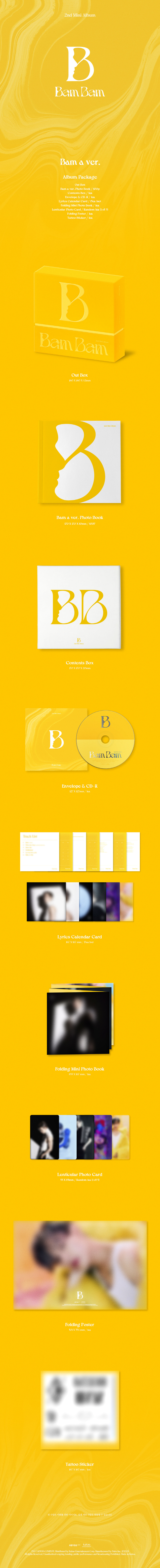 [PRE-ORDER] BamBam - 2nd Mini Album "B"