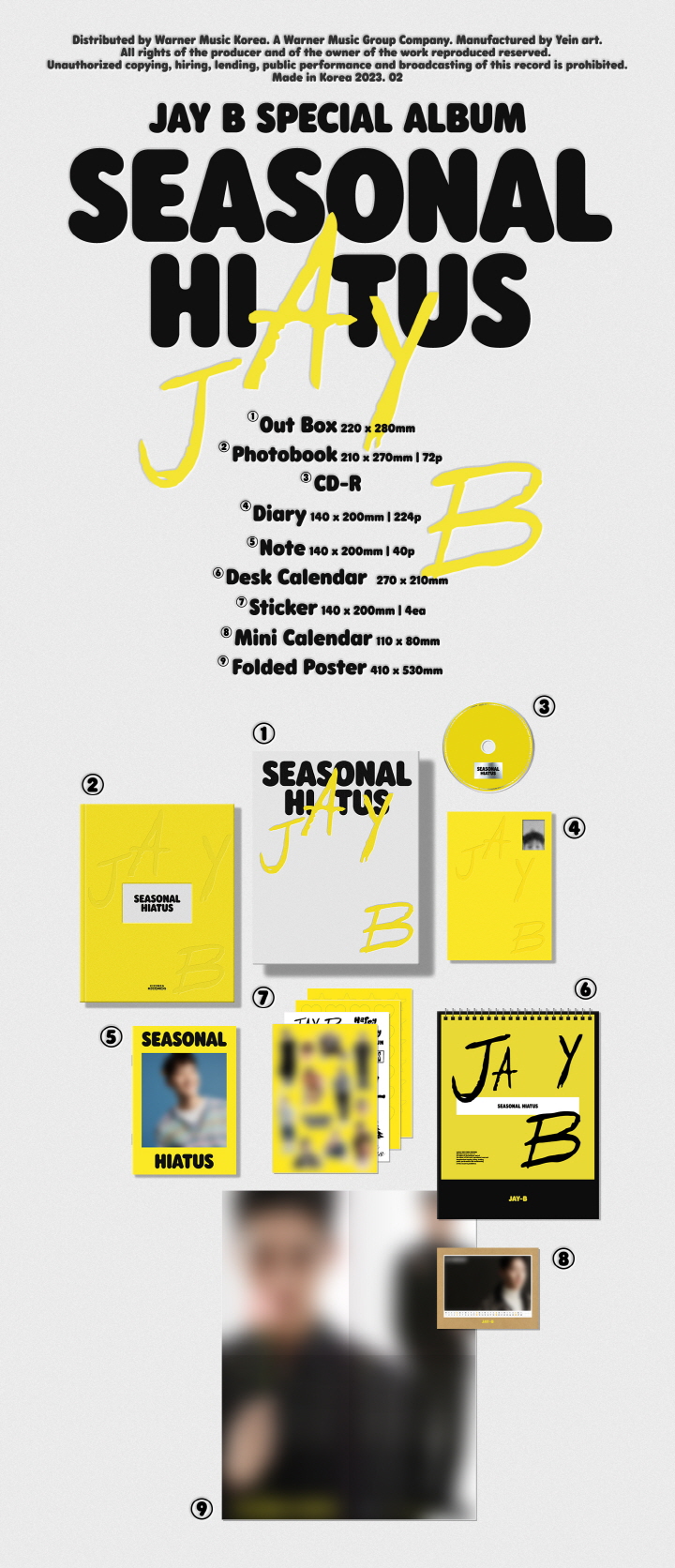 [PRE-ORDER] JAY B - Special Album "Seasonal Hiatus"