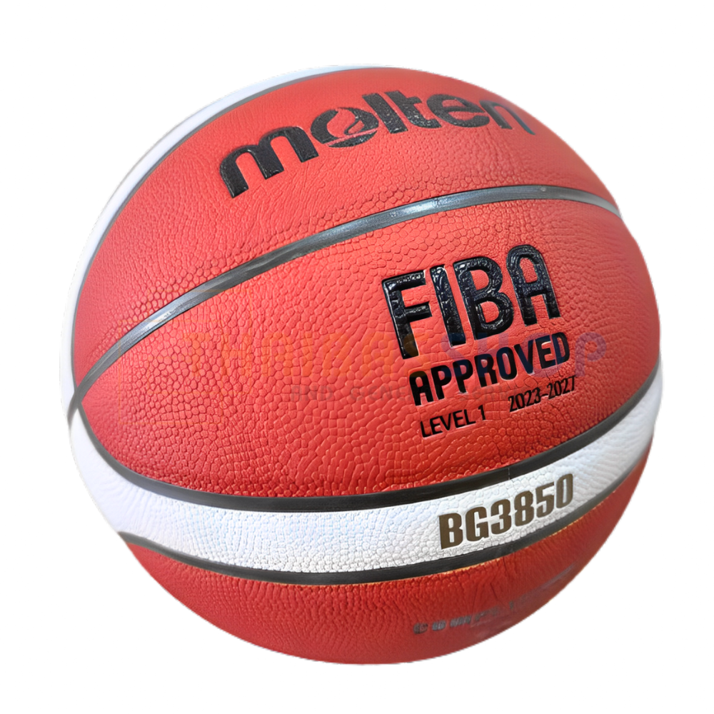 (ของแท้ 100%) บาสเกตบอล ลูกบาส Molten B6G3850 ลูกบาสเกตบอลหนังพียู(PU) เบอร์ 6 มีมอก. รุ่นใหม่