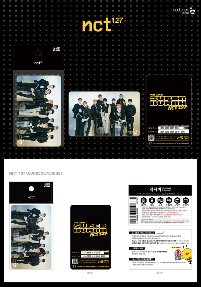 [PRE-ORDER] NCT 127 - Cashbee Transportation Card