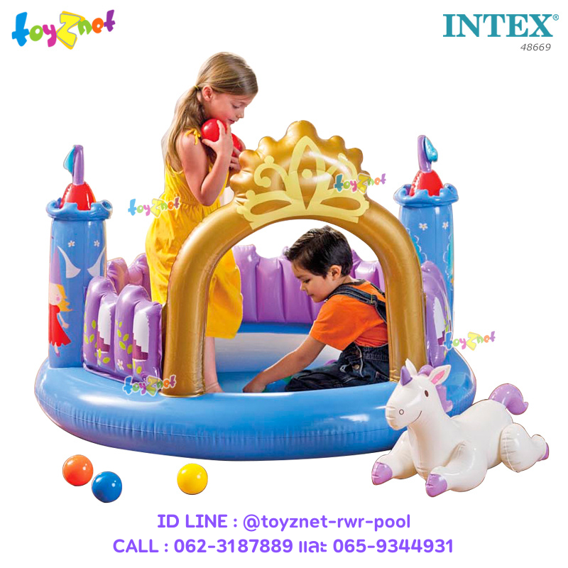 Intex Magical Castle w/10 Fun Ballz no.48669
