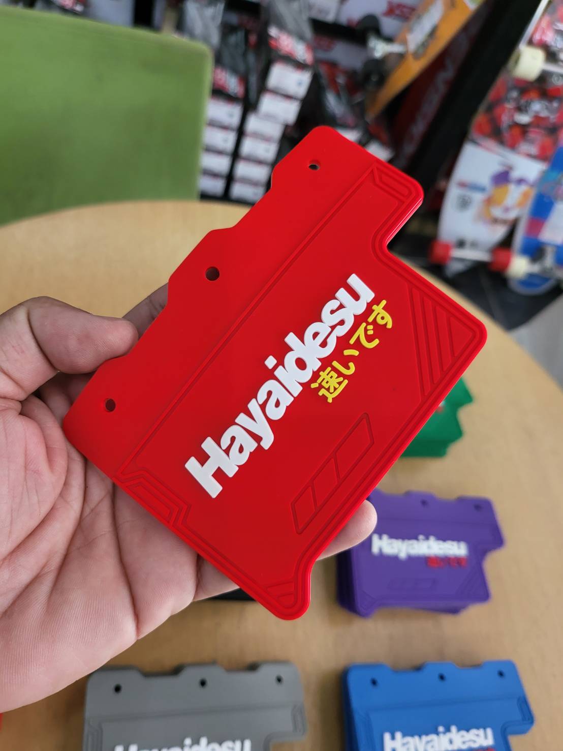 ยางกันดีดใน Giorno+ มี 6 สีให้เลือก