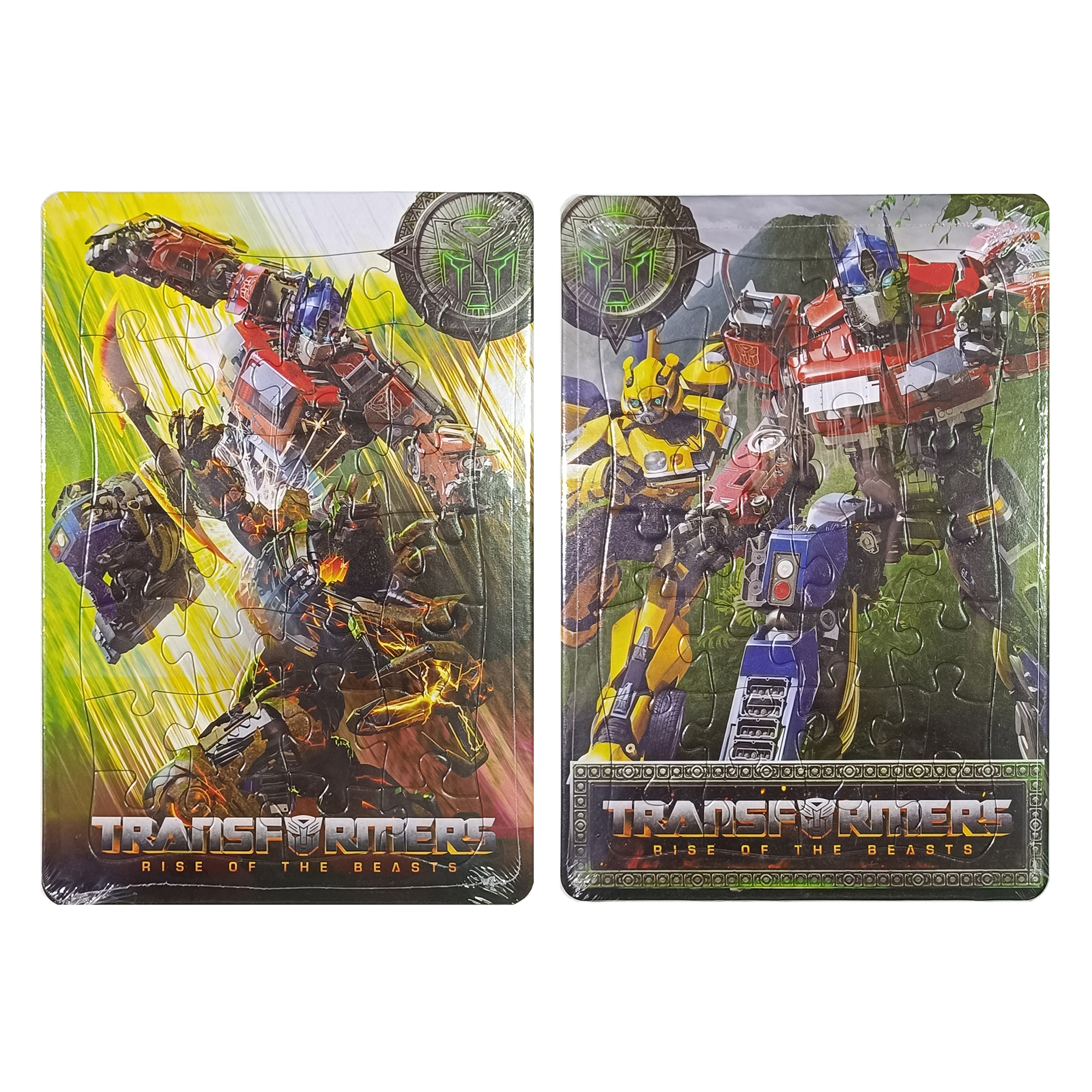Jigsaw Puzzle ขนาด M Transformers ตัวต่อจิ๊กซอว์หุ่นยนต์ฮีโร่พร้อมถาดรอง ของเล่นเสริมการเรียนรู้ Wanna MagicLand6