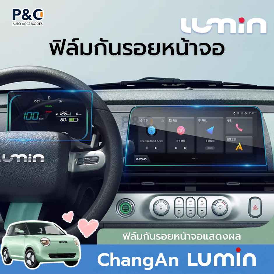 ฟิล์มกันรอยหน้าจอ ChangAn Lumin ฟิล์มป้องกัน รอยขีดข่วน
