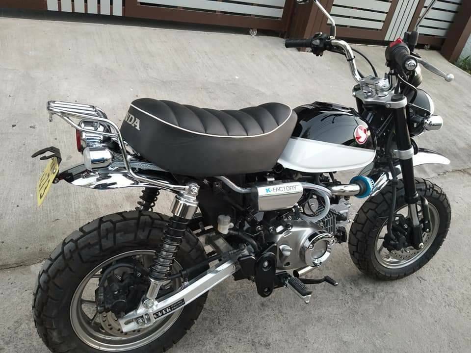 ตะแกรงแร็คหลังชุบเงา HONDA MONKEY 125 AR