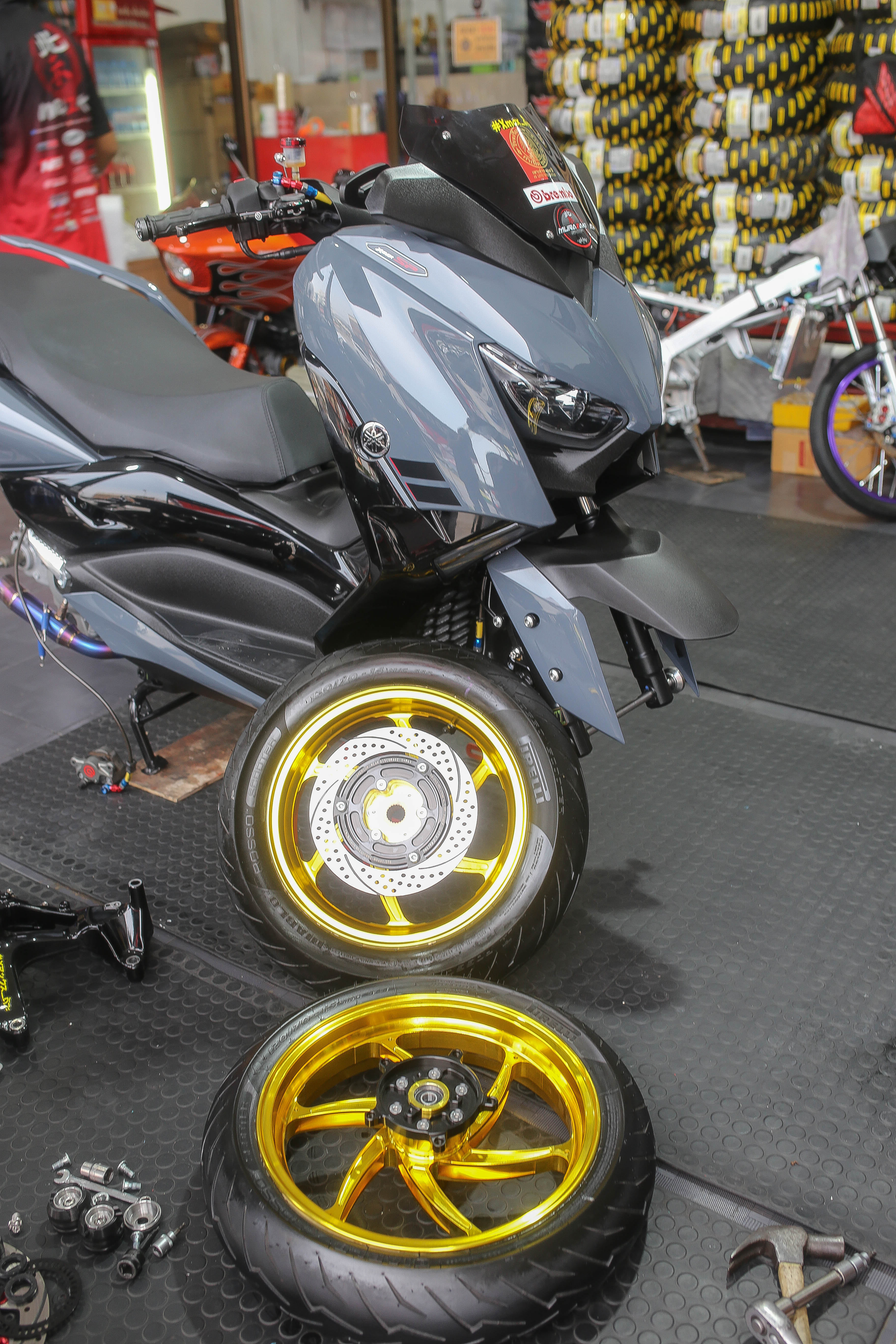 ล้อแม็กXmax Racingpower น้ำหนักเบา แข็งแรง มีประกันสินค้า มีสีทอง แดง น้ำเงิน ดำ ม่วง เขียว