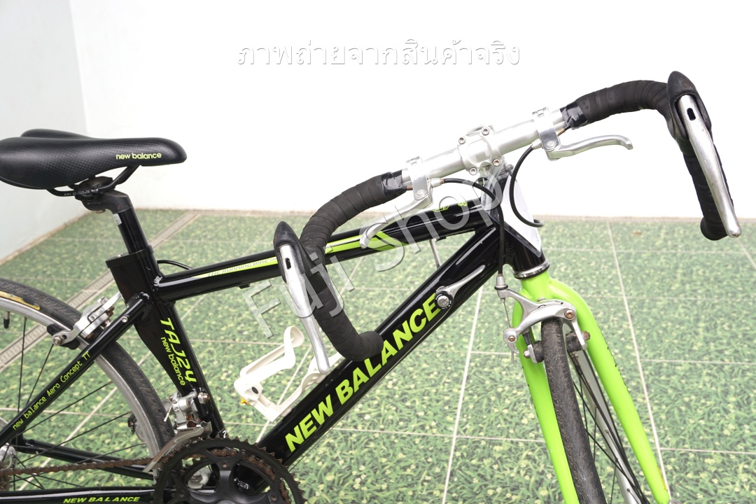 จักรยานเสือหมอบญี่ปุ่น - ล้อ 600c - มีเกียร์ - อลูมิเนียม - New Balance TAJ24 - สีดำ [จักรยานมือสอง]