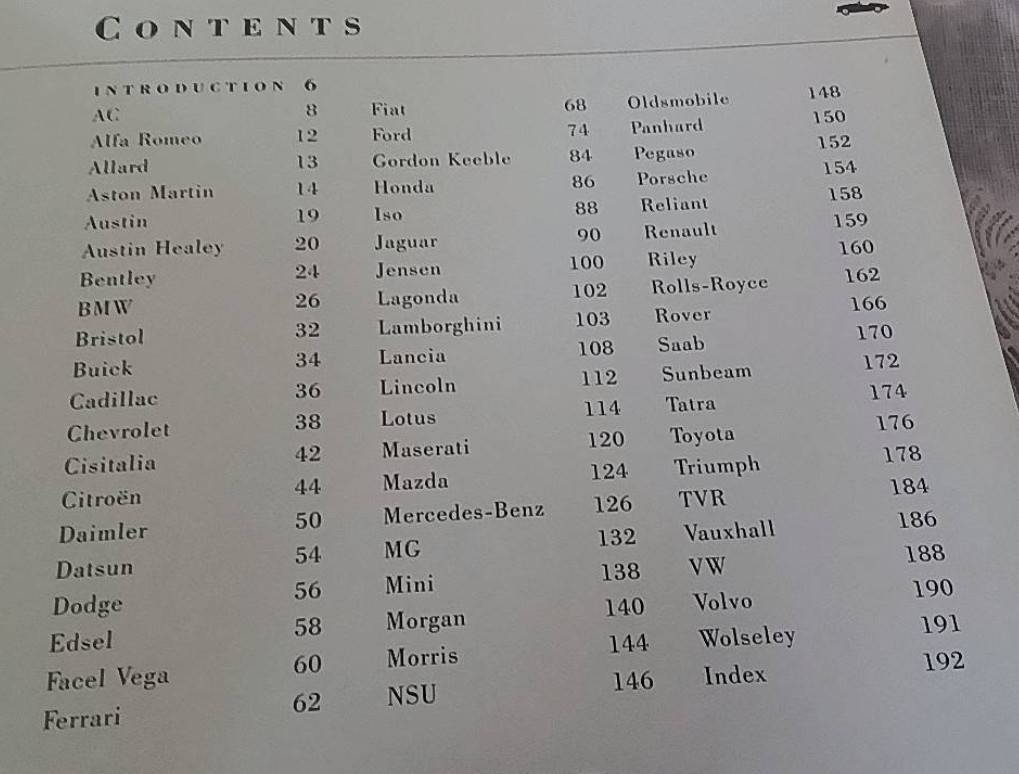 Illustrated Encyclopedia Classic Cars An authoritative A-Z of the classic car from 1945 to 1975