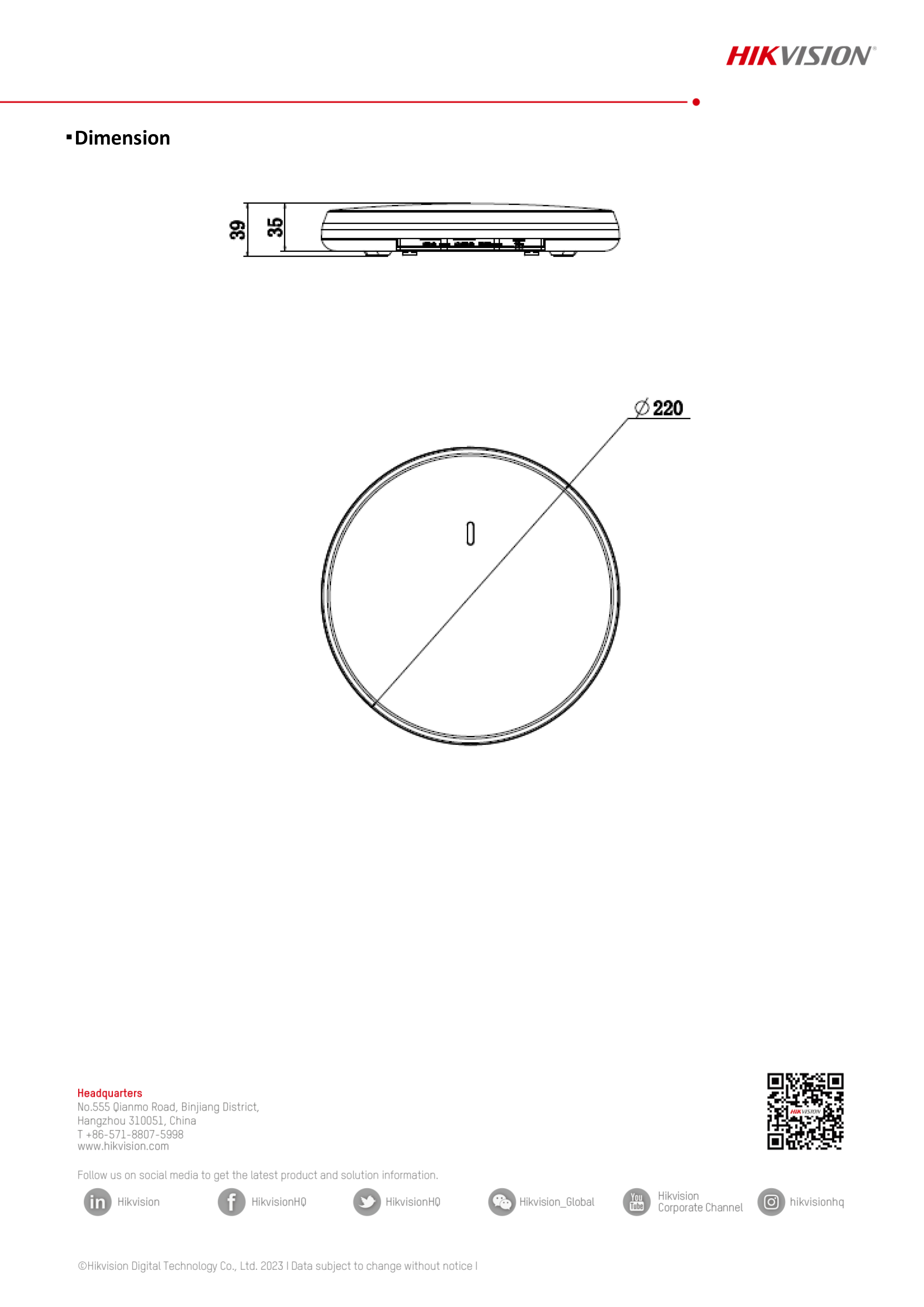 HIKVISION DS-3WAP622E-SI : Wi-Fi 6 3000M Celling Access Point BY BILLIONAIRE SECURETECH DS-3WAP622E-SI