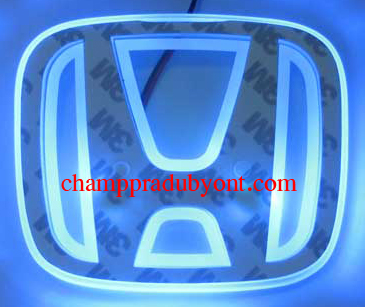 โลโก้มีไฟ HONDA ACCORD 08-13 LED แสงสีฟ้า (ด้านหลัง)