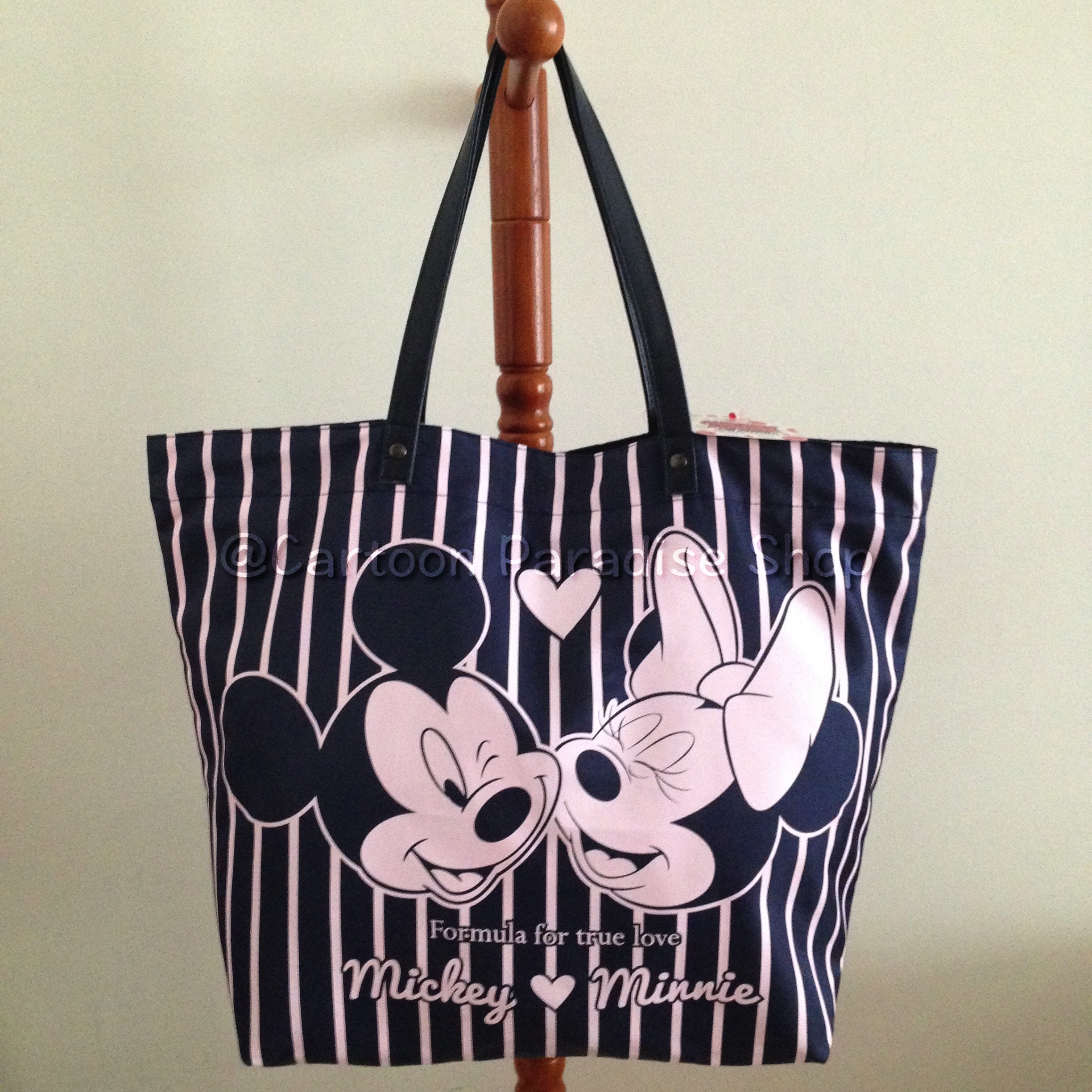 กระเป๋าถือ กระเป๋าสะพายใบใหญ่ มิกกี้เมาส์ Mickey Mouse Shoulder Handbag Shopper Tote Beach Bag Diaper Bag Purse LARGE
