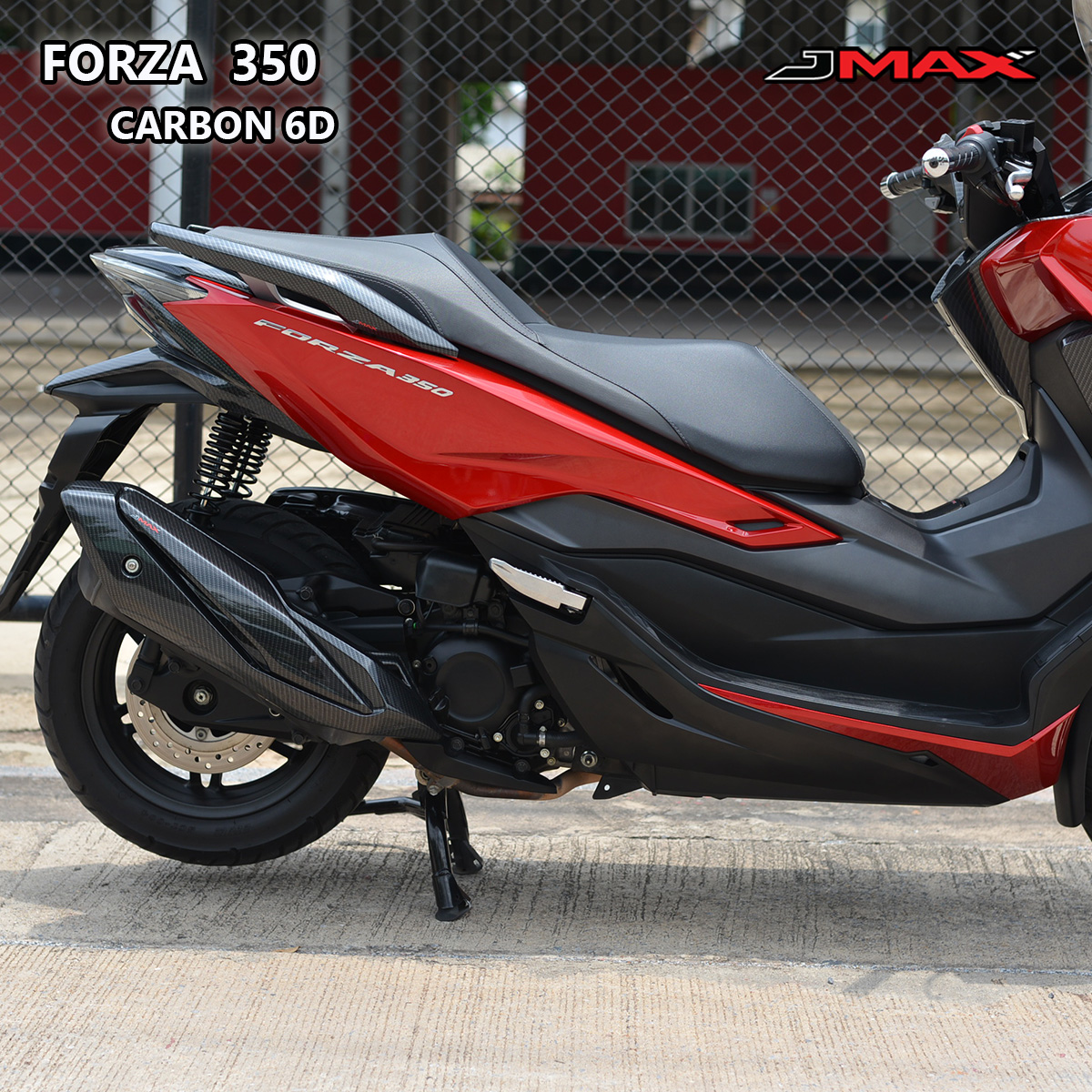 ครอบมือจับท้าย ลายฟิมล์ 6D J-MAX FORZA 300 ราคา1450