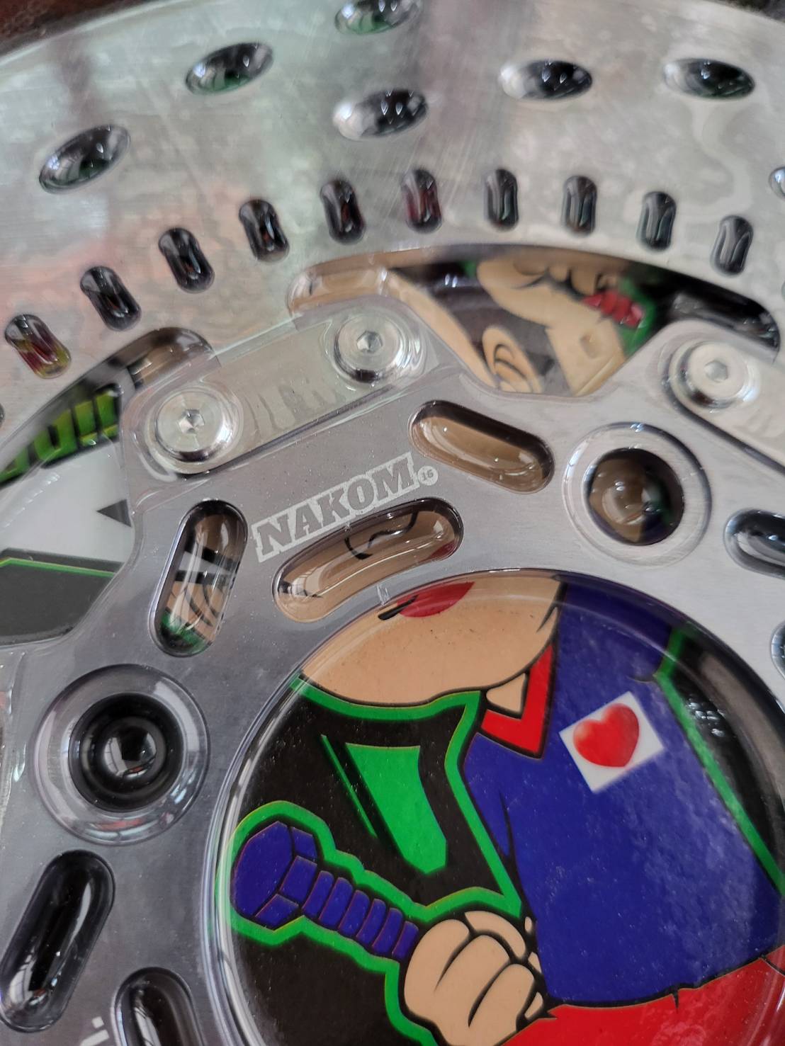 จานหน้า Giorno Abs งานน้าคม 220mm